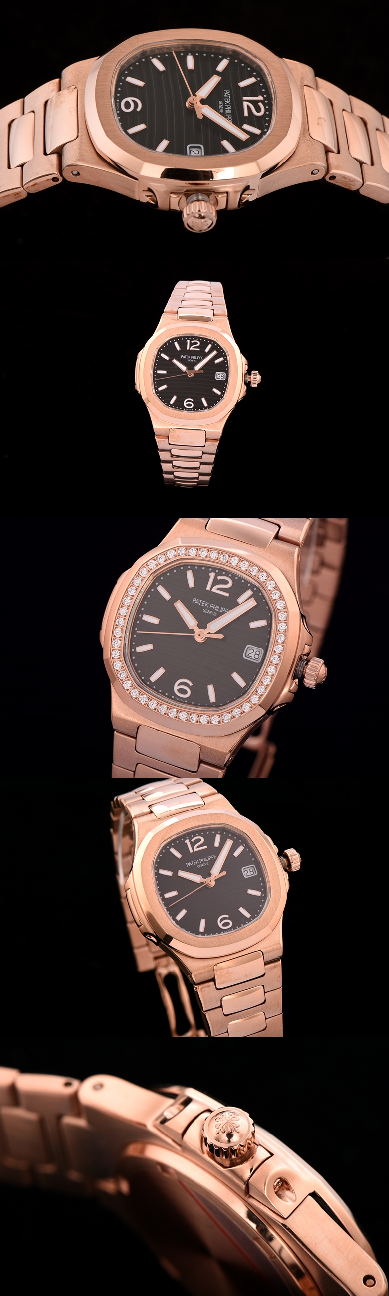 파텍필립 여성용 노틸러스-35 쿼츠 34mm 70111